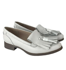 Clarks white leather for sale  DERBY