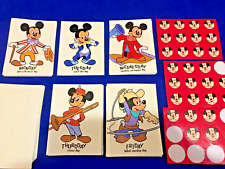 Juego de tarjetas de 17 notas de Disney Mickey Mouse Club LEE segunda mano  Embacar hacia Argentina