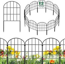 Used, 12 Pack Decorative Garden Fence Panels No Dig Fencing, Total 24In (H) X 13Ft (L) for sale  Shipping to South Africa