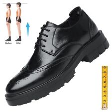 2023 Men's Tall Dress Shoes Invisible 4/7/9CM High Heels Wedding for sale  Shipping to South Africa