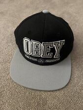 Obey snapback black for sale  TETBURY
