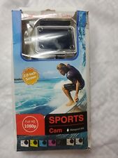 Sports Camera 1080P Full HD Waterproof 2 Inch LCD Screen, Wide Lens Angle 140 d, used for sale  Shipping to South Africa