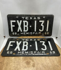 1968 texas license for sale  Freehold