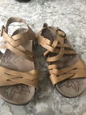 hush puppies brown sandals for sale  LONDON