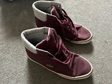 Lacoste burgundy boots for sale  BUDE