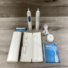 Oral-B BRAUN Electric Toothbrush Handle lot of 2 w/ 1 Charger & 2 Travel Cases for sale  Fresno