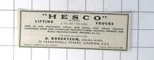 1938 robertson leadenhall for sale  BISHOP AUCKLAND
