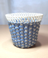Porcelain basket woven for sale  Evart