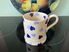 Emma Bridgewater Blue Hearts Half Pint - Excellent Condition for sale  BOURNEMOUTH