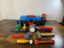 Herramientas de mano de juguete falso con caja de herramientas y taladro 10 piezas segunda mano  Embacar hacia Argentina