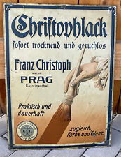 Blechschild christophlack gebraucht kaufen  Ebersbach
