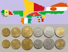 ÁFRICA OCCIDENTAL - JUEGO de 6 monedas (Francos CFA BCEAO) 2014 - 2020 - UNC segunda mano  Embacar hacia Mexico