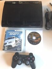 Consola Sistema PS3 Playstation 3 Super Slim PROBADA + God Of War y Need For Speed segunda mano  Embacar hacia Argentina