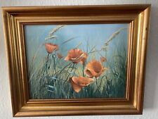 Poppies painting oil for sale  BEDWORTH