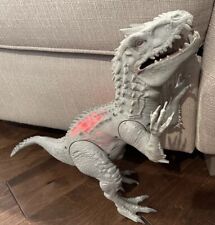 Jurassic World JW Indominus Rex T-Rex Electronic Roar Dinosaur 2014 VEJA VÍDEO comprar usado  Enviando para Brazil