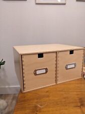 Ikea wood box for sale  Auburn