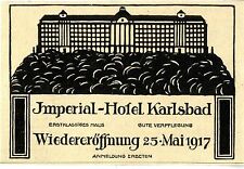 Imperial hotel karlsbad gebraucht kaufen  Hamburg