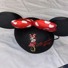 Usado, Chapéu lembrança juvenil orelhas arco bolinhas vermelho e branco parques da Disney Minnie Mouse comprar usado  Enviando para Brazil