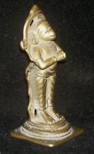 Usado, Antigüedad Tradicional Indio Bronce Estatua Dios Hanuman Bajarangbali Colección comprar usado  Enviando para Brazil