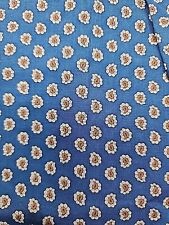 Tela artesanal de costura de algodón ligero estilo cachemira azul de colección 44x52" de colección 1 yarda segunda mano  Embacar hacia Argentina