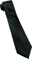 Gravata executiva elegante Van Heusen 60”x3,75” design espinha de peixe preta comprar usado  Enviando para Brazil