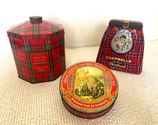Scottish shortbread tins for sale  BOURNEMOUTH