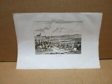 Ancienne gravure guerres d'occasion  Sancerre