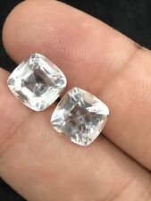 6.65ct Rare Natural Pollucite Gemstone Pair from Afghanistan. Size: 9.2x6.5mm for sale  Shipping to South Africa