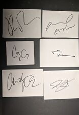 Pacote Batman assinado - 6 cartões de índice por Michael Keaton - George Clooney + Mais  comprar usado  Enviando para Brazil