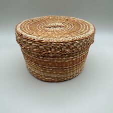 Vintage lidded basket for sale  Santa Barbara