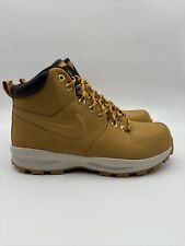 Botas de Cuero Nike Manoa para Hombre Talla 8 Pajar/Terciopelo Marrón 454350-700 Nuevas segunda mano  Embacar hacia Argentina