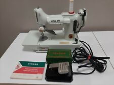 Singer featherweight 221 sewing machine white for sale  Canada