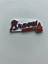 Used, MLB vintage 80's Atlanta Braves ⚾ standing board baseball fridge rubber magnet for sale  Barto