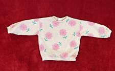 Sudadera Zara Baby Niña Mangas Largas Patrón Floral Rosa Talla: 12-18M segunda mano  Embacar hacia Argentina