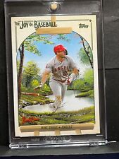 2023 Topps X Bob Ross Joy of Baseball MIKE TROUT #80 EASEL PARALLEL for sale  Shipping to South Africa