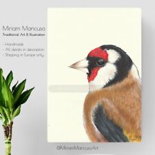 Painting goldfinch bird usato  Palermo
