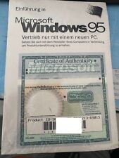 Microsoft Windows 95 - CD, manual, ID - NUEVO & sin usar. - Estuche CD roto - Imágenes segunda mano  Embacar hacia Mexico