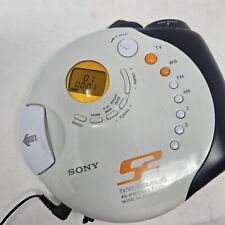 Reproductor de CD Walkman Discman deportivo Sony S2 con auriculares MDR-W014 D-FS601 probado  segunda mano  Embacar hacia Mexico