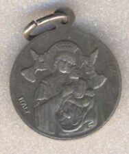 Usado, Medalla de cristianismo religioso Virgen del Carmen y Papa Juan Pablo II 3/4" Aprox segunda mano  Argentina 