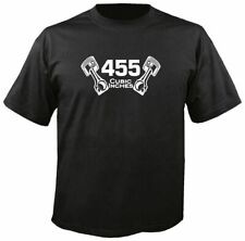 455 CUBIC INCHES T-SHIRT w/ PISTONS, S-3X Olds Buick Pontiac Engine for sale  New Haven