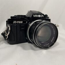 Minolta X700 Kamera filmowa MC z Rokkor 58mm F 1.4 Ręczne ustawianie ostrości Obudowa obiektywu X-700 na sprzedaż  Wysyłka do Poland
