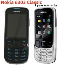 Oryginalny telefon komórkowy Nokia 6303 Classic MP3 FM odblokowany 2G GSM 900/1800/1900, używany na sprzedaż  Wysyłka do Poland