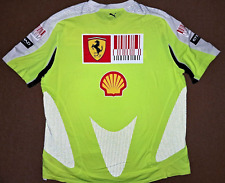 Camisa oficial Ferrari Marlboro 2010 código de barras equipe configuração pit de visibilidade F1 comprar usado  Enviando para Brazil