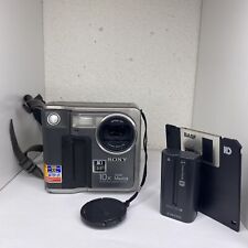 Cámara digital vintage Sony Mavica MVC-FD7 1,3 MP negra PROBADA segunda mano  Embacar hacia Argentina