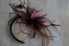 chocolate brown fascinator for sale  CHESTER