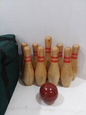 Wooden lawn bowling for sale  Yorkville