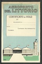 Certificato volo libretto usato  Catania