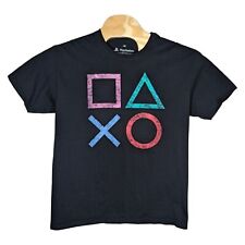 Camiseta Sony PlayStation Button Controls preta tamanho XL Ripple Junction Gaming, usado comprar usado  Enviando para Brazil