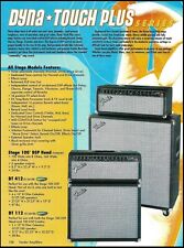 Fender Dyna-Touch Plus Stage 100 DSP Head DT 412 112 amperios anuncio impresión, usado segunda mano  Embacar hacia Argentina