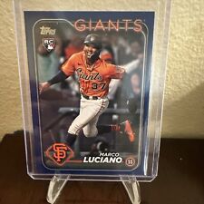 2024 Marco Luciano RC Topps Series 1 #232 Blue Rookie - San Francisco Giants, used for sale  Shipping to South Africa